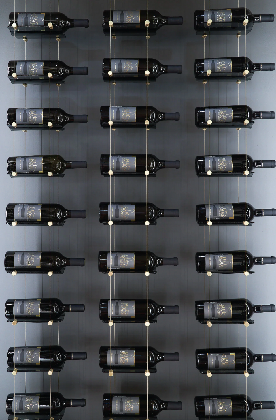 12 Bottle Float Cable Wine Racking Display Kit