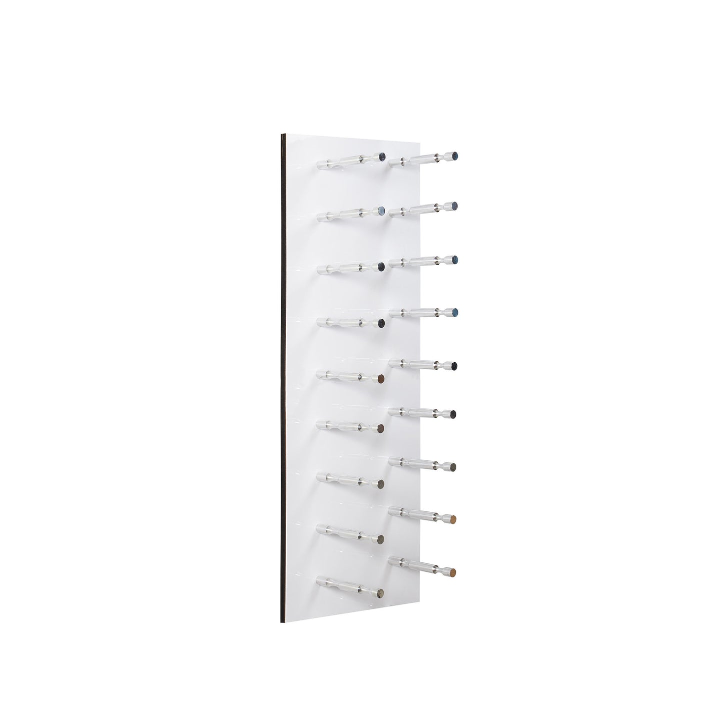 VINdustry Wine Peg & Panel Kit - 3 Foot Tall Rectangular Label View Pegs Double Bottle