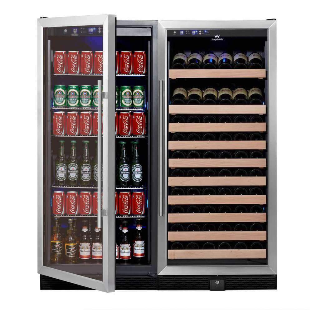 56 Inch Double Beverage and Wine Cooler