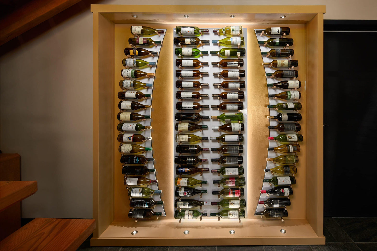 VINdustry Wine Peg & Panel Kit - 6 Foot Tall Curved Single Bottle