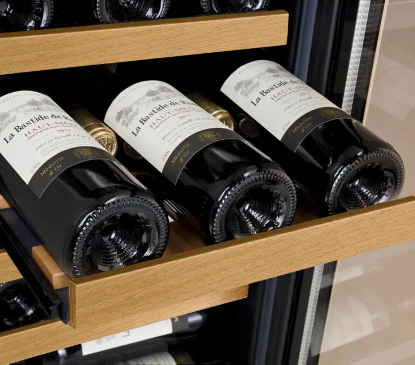 Allavino 15" Wide FlexCount II Tru-Vino 30 Bottle Dual Zone Wine Refrigerator