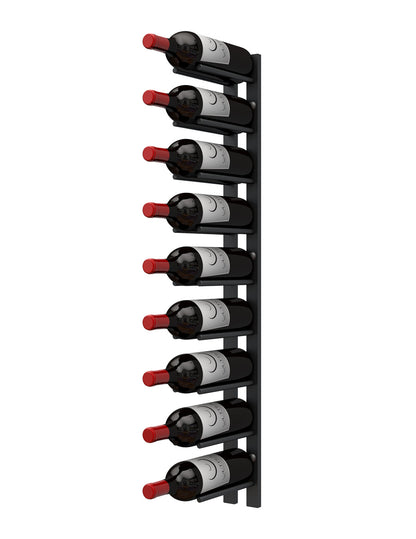 3FT Metal Wine Rack - Straight Wall Rails