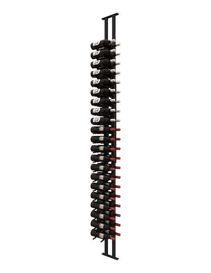 Floor-To-Ceiling Mounted Wine Rack Display — 1 sided (42 bottles)