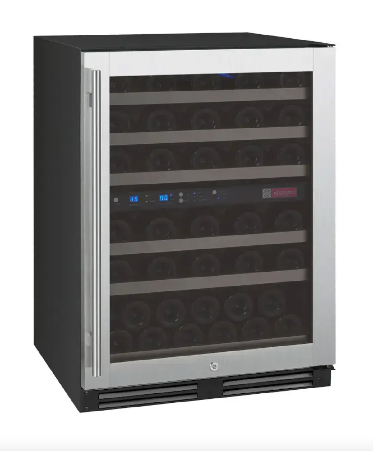 Allavino FlexCount Series 56 Bottle Dual Zone Built-In Wine Refrigerator- Right Hinge