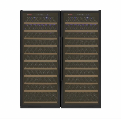 Allavino Vite Series 554 Bottle Tall Dual Zone Side-by-Side Wine Refrigerators with Stainless Steel Doors