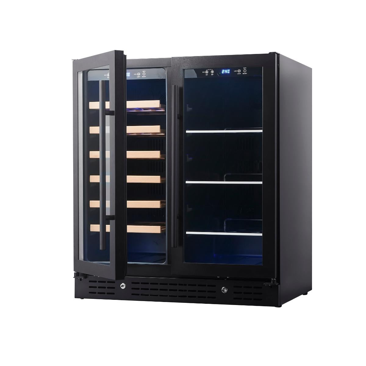 34 Inch Double Door Wine and Beer Cooler