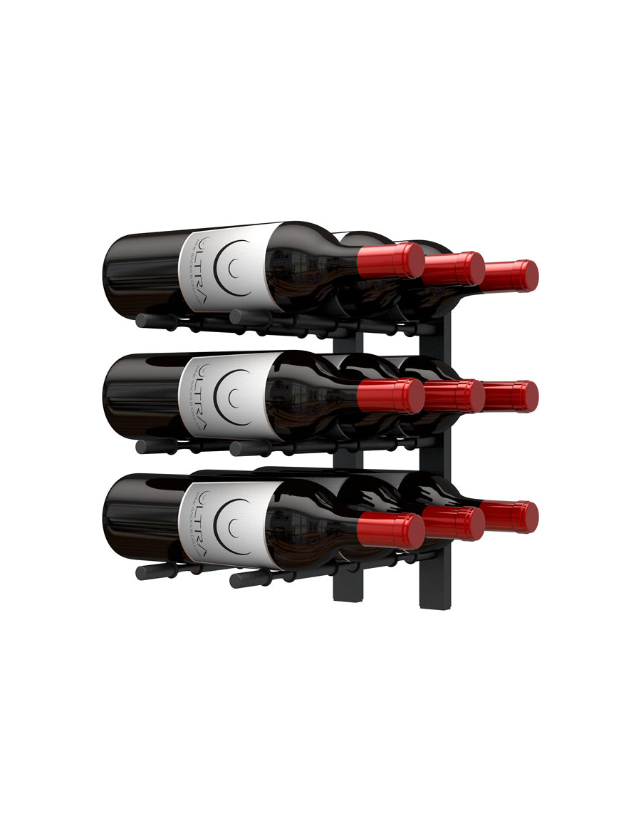 Horizontal Wall Rails – 1FT Metal Wine Rack