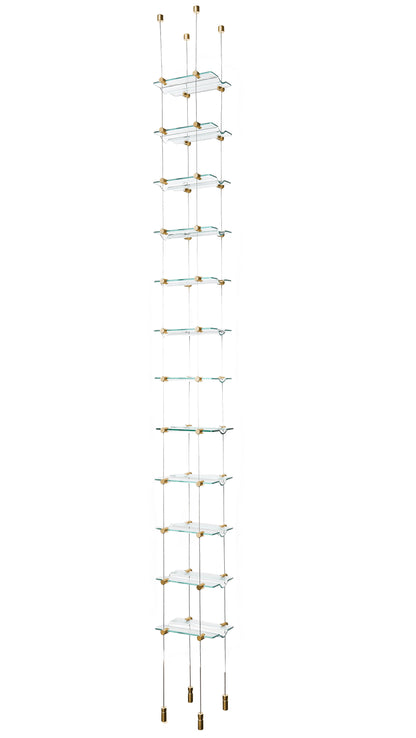 12 Bottle Float Cable Wine Racking Display Kit