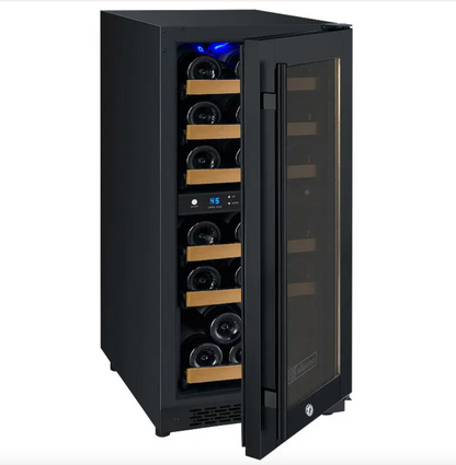 Allavino 15" Wide FlexCount II Tru-Vino 30 Bottle Dual Zone Wine Refrigerator