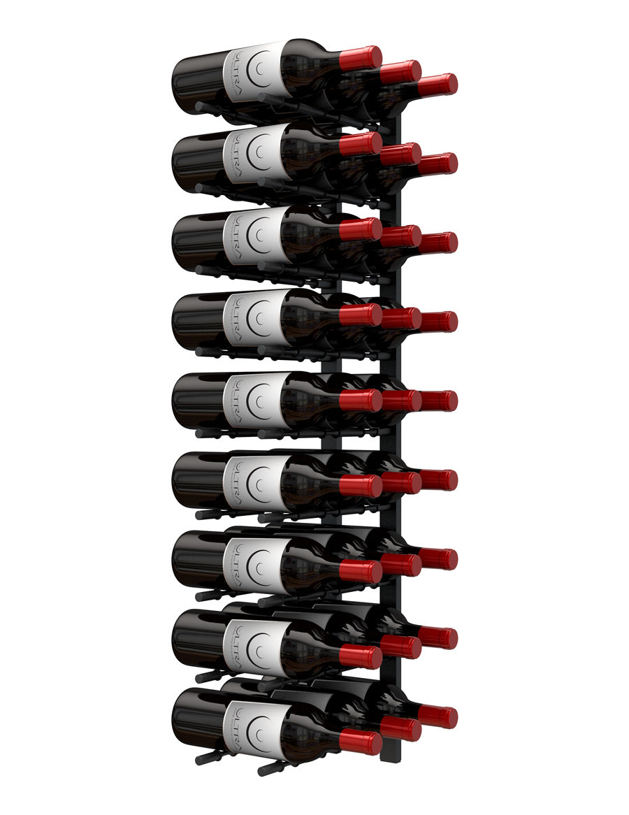 Horizontal Wall Rails – 3FT Metal Wine Rack