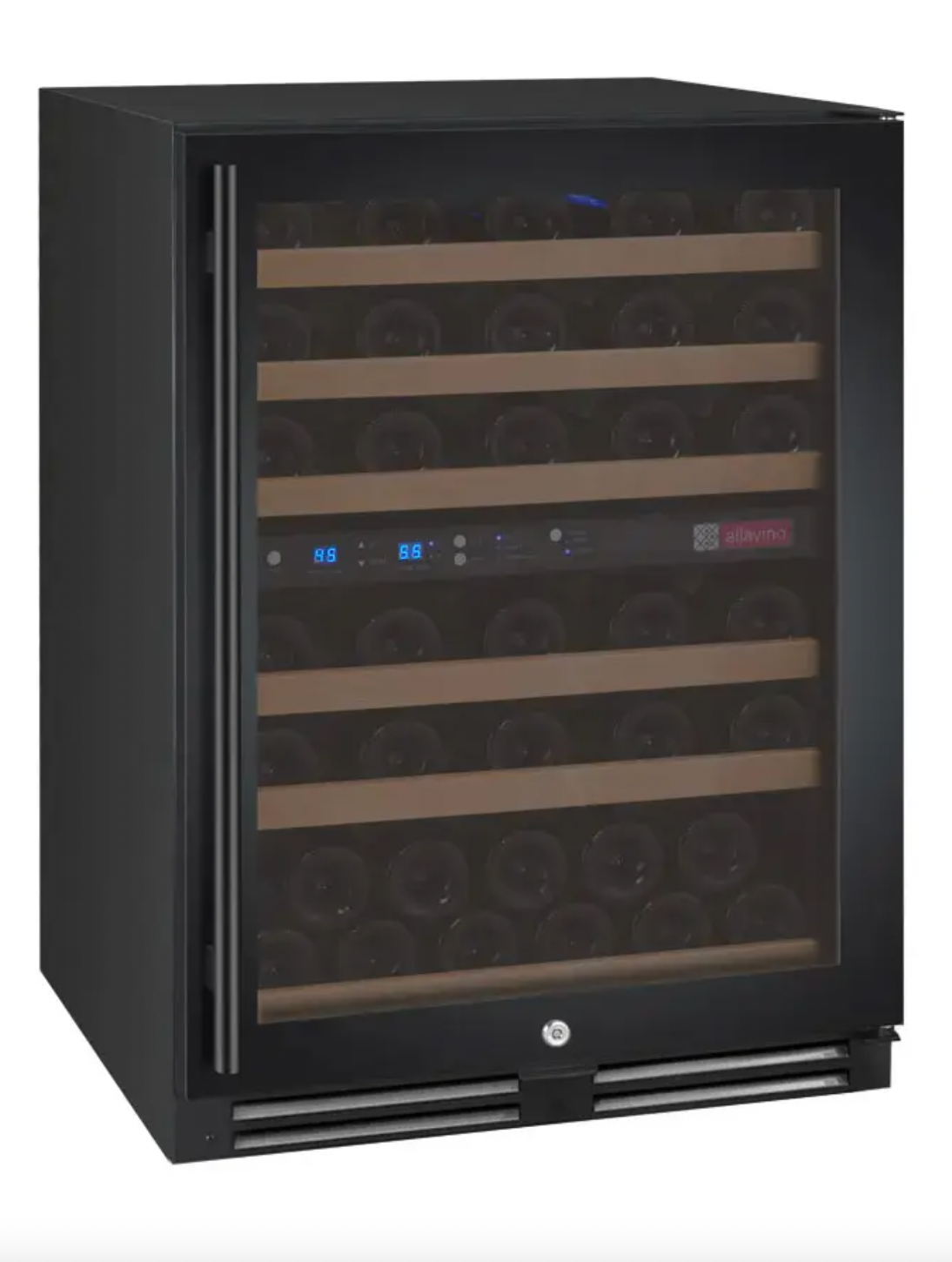 Allavino FlexCount Series 56 Bottle Dual Zone Built-In Wine Refrigerator- Right Hinge
