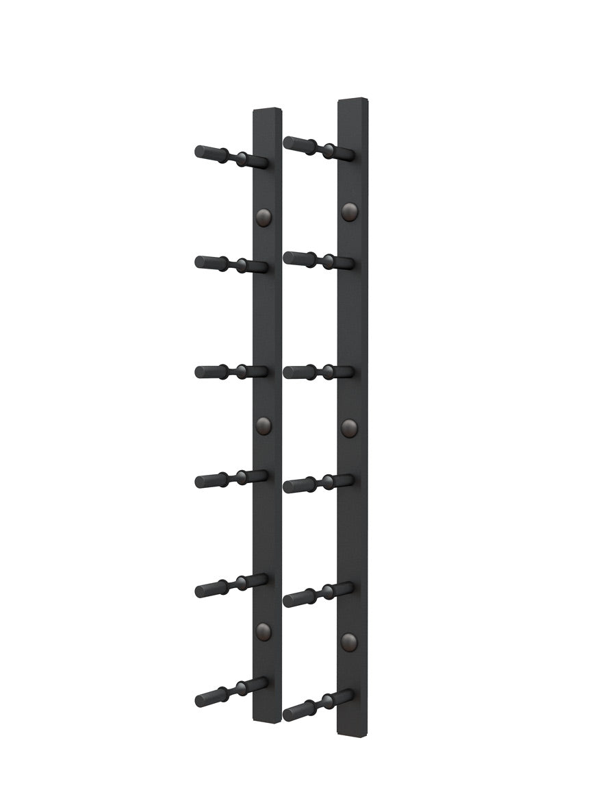 Horizontal Wall Rails – 2FT Metal Wine Rack